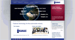 Desktop Screenshot of kamax.com