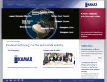 Tablet Screenshot of kamax.com