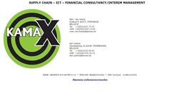 Desktop Screenshot of kamax.be