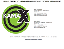 Tablet Screenshot of kamax.be